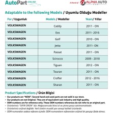 Alpha Auto Part Skoda Için Enjektör Basınç Borusu