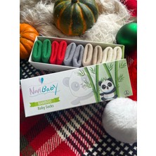 Novibaby 5'li Bambu Yenidoğan Bebek Çorabı I Winter I 0-6 Ay