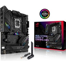 Asus Rog Strıx B760-F Gamıng Wıfı Intel B760 Lga1700 Ddr5 7800 Dp Hdmı 3X M2 Usb3.2 Wifi 6E + Bt Aura Rgb 2.5Gbit Lan Atx (Rog Strıx B760-F Gamıng Wıfı) Anakart