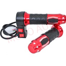 Gaz Kolu [takım] [3 Vites / Ileri-Geri] Kırmızı - Ebıke