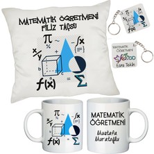 Biresimden Matematik Öğretmenine Isimli Hediye Seti - Öğretmenler Günü Hediyesi