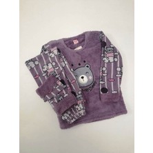 Pijadore Kız Çocuk Polar Welsoft Kışlık Pijama Takımı