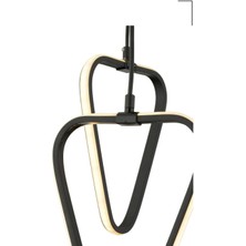 Pera Teknoloji / Kapli / Sarkıt Avize / 3 Kalpl / 30x80 cm / 3 Renk Işık / 3 Yıl Garanti