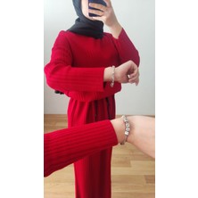 Still Butik Triko Uzun Tesettür Elbise ST2147