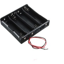 Elektromall 18650 Pil Yuvası Lityum Iyon 4 Lü  - 5 Adet