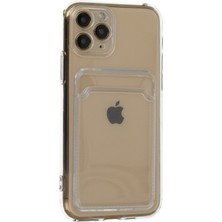 Dijimedia iPhone 11 Pro Kılıf Kart Şeffaf Silikon - Şeffaf