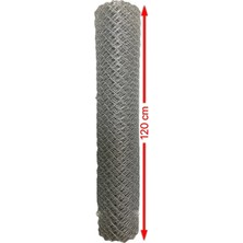 Cihan Çit Galvanizli Örgü Tel Bahçe Çiti - 2,00 mm Kalınlık 65x65 Göz Aralığı H:120 cm L:10 Metre