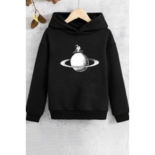 Trendypassion Çocuk Astronaut Rides Baskılı Sweatshirt