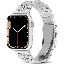 OMobile Apple Watch Ultra 49MM Kordon Krd-54 Metal Strap Kayış