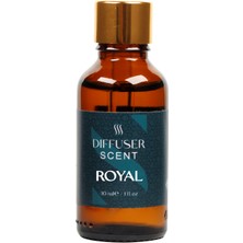 Scentfume Royal Koku Difüzörü Esansı, Difüzör Parfümü, Ev Kokulandırma 30 ml