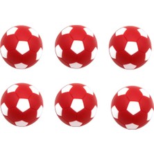 Strade Store 6pcs 32MM Masa Futbol Futbol Football Balls Fussball Değiştirme Kırmızı.25 Inç (Yurt Dışından)