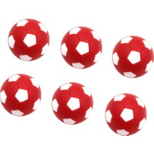 Strade Store 6pcs 32MM Masa Futbol Futbol Football Balls Fussball Değiştirme Kırmızı.25 Inç (Yurt Dışından)