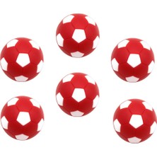 Strade Store 6pcs 32MM Masa Futbol Futbol Football Balls Fussball Değiştirme Kırmızı.25 Inç (Yurt Dışından)