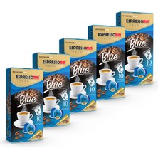 ESPRESSOMM Premium Blue Alüminyum Kapsül Kahve Kafeinsiz 50'li- Nespresso Uyumlu