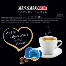 ESPRESSOMM Premium Blue Alüminyum Kapsül Kahve Kafeinsiz 50'li- Nespresso Uyumlu