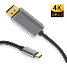 Ally Type-C To Displayport 4K 60Hz Çevirici Görüntü Kablosu 1.8m - Hdtv Projektör