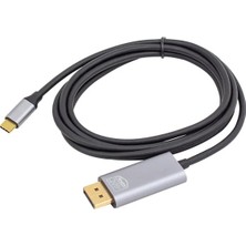 Ally Type-C To Displayport 4K 60Hz Çevirici Görüntü Kablosu 1.8m - Hdtv Projektör