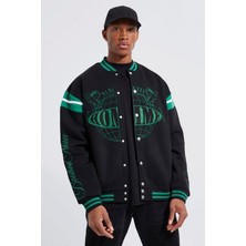 NewLaker Oversize Limited Homme Bomber Kolej Ceket