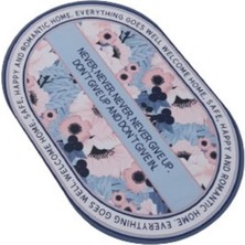 5DM Süper Su Emici Kaymaz Tabanlı Banyo Paspası ( 58*38 )Cm