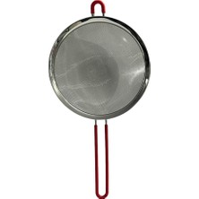 Balsa Silikon Saplı Paslanmaz Çelik Süzgeç 22 cm  Bls-Szg-22
