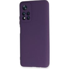 Happycase Xiaomi Poco M4 Pro 5g Kılıf First Silikon - Mor