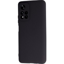 Happycase Xiaomi Redmi Note 11T Kılıf First Silikon - Siyah