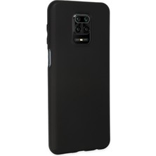 Happycase Xiaomi Redmi Note 9s Kılıf First Silikon - Siyah