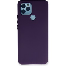 Happycase General Mobile Gm 22 Kılıf First Silikon - Mürdüm