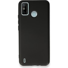 Happycase Tecno Spark 6 Go Kılıf First Silikon - Siyah