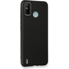 Happycase Tecno Spark 6 Go Kılıf First Silikon - Siyah