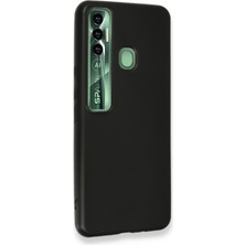 Happycase Tecno Spark 7 Pro Kılıf First Silikon - Siyah