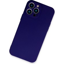 Happycase iPhone 13 Pro Kılıf First Silikon - Mavi