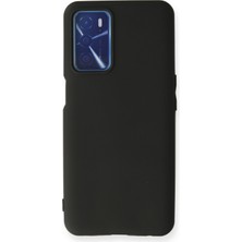 Happycase Oppo A55 Kılıf First Silikon - Siyah
