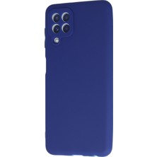 Happycase Samsung Galaxy M22 Kılıf First Silikon - Mavi