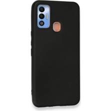 Happycase Tecno Spark 7t Kılıf First Silikon - Siyah