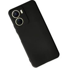 Happycase Vivo Y16 Kılıf First Silikon - Siyah