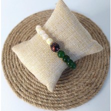 HD Marketim Bileklik Doğal Taş Çakra Elastik Çift Bilekliği