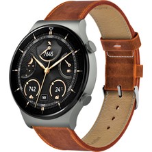 Vagave Huawei Watch Gt4 GT5 Pro Gt2 E Gt2e Gt2pro Gt3 Pro GT 2 3 4 Gt3pro Huawei Watch 4 Pro Ultimate Deri Kordon Kayış 46 22mm Hardal WATCH GT 5 Pro