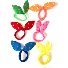 Voilove 6 Adet Lastikli Tavşan Kulaklı Çocuk Saç Tokası