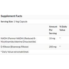 Now Foods  Nadh 10 mg 60 Veg Capsules