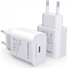 Dramex DPD20B Valence 20W Pd Type-C Çıkışlı Hızlı Şarj Adaptörü