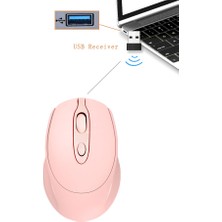 Apera Gn-53 Kablosuz Bluetooth ve Wifi Mouse Sessiz Tık Bilgisayar ve Cep Telefonu Için