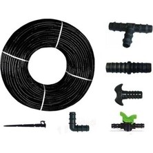 Teksu 16X33 Delikli Damlama Borusu Set 100 Metre