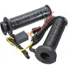 Motosvn Motorsiklet Elcik Isıtmalı 4 Kademeli Çift Gaz Telli