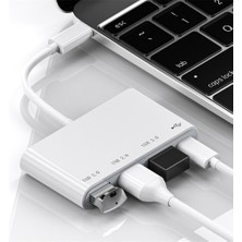 Valkyrie Type-C USB 3.0 Çoklayıcı Hub Dönüştürücü Çevirici Macbook, Type C USB Çoklayıcı