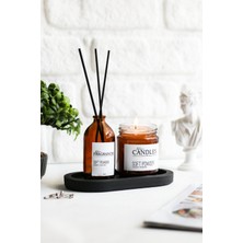 Lalezen Pudra Kokusu ve Mum Amber Renk ( Stantli)