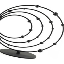 Begüsa Almina Masa Aksesuarı Siyah 31 cm