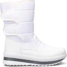 Twingo 815 Beyaz Çırtlı Kız Çocuk Kar Botu