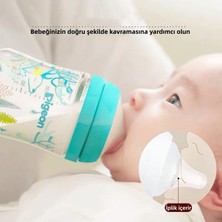 Güvercin Boyalı Biberon 240ML Cam Biberon Yenidoğan Bebek Doğal Anlamda Geniş Ağızlı Emzik