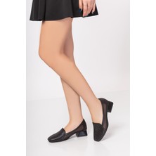 Akgün Terlik Kadın Taş File Detay Topuklu Şık Ayakkabı